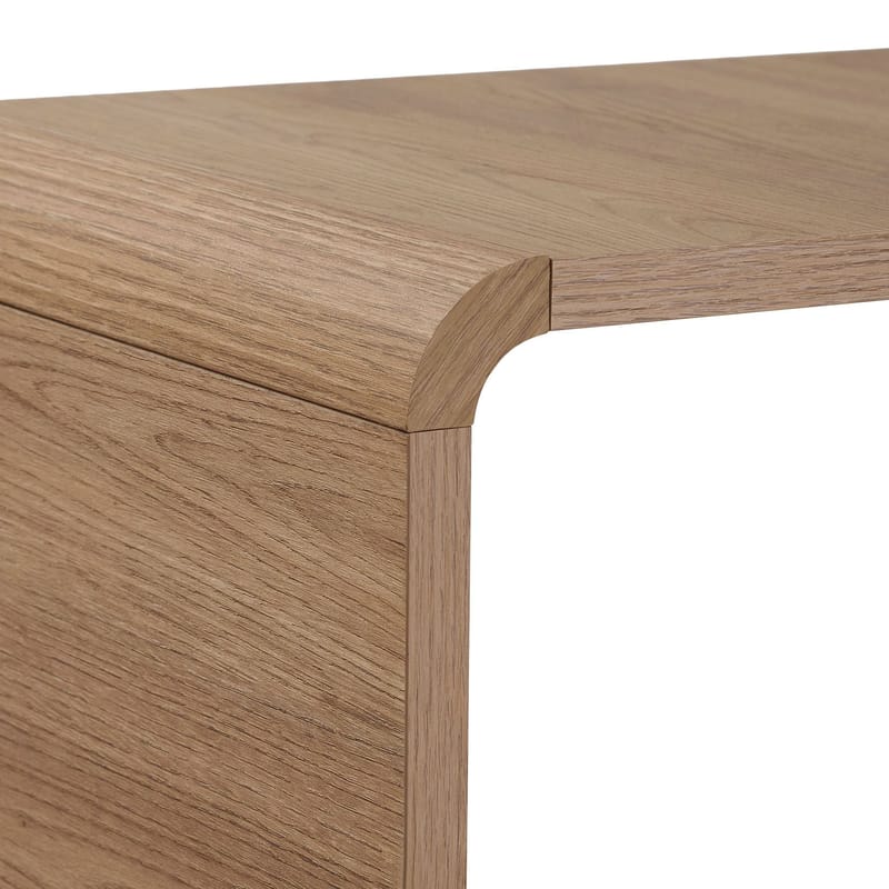 Zavio Bokhylla 78x153x34 cm - Ek - Förvaring - Hylla - Bokhylla