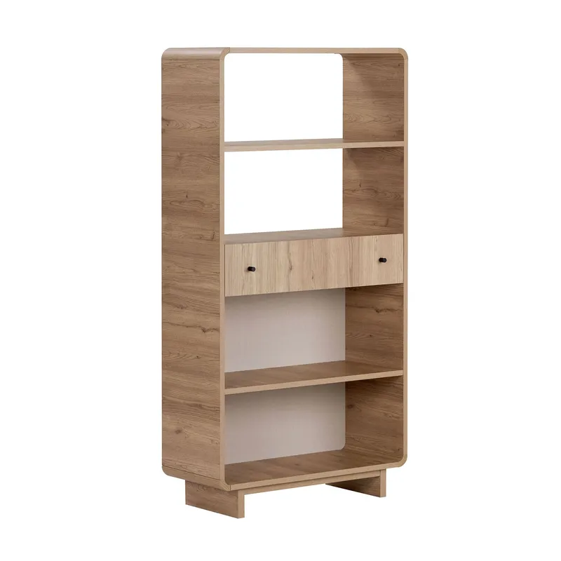 Zavio Bokhylla 78x153x34 cm, Ek