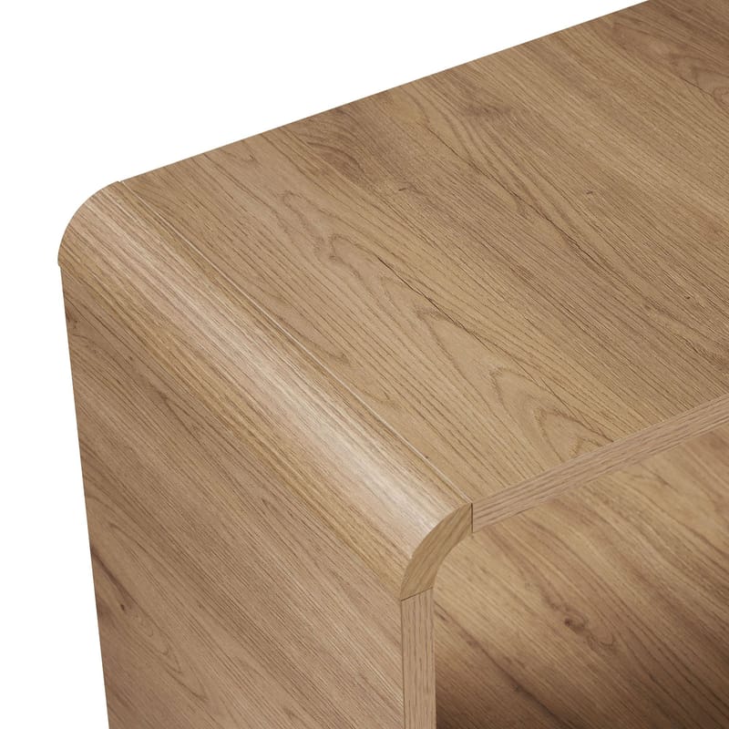 Zavio Bokhylla 78x153x34 cm - Ek - Förvaring - Hylla - Bokhylla