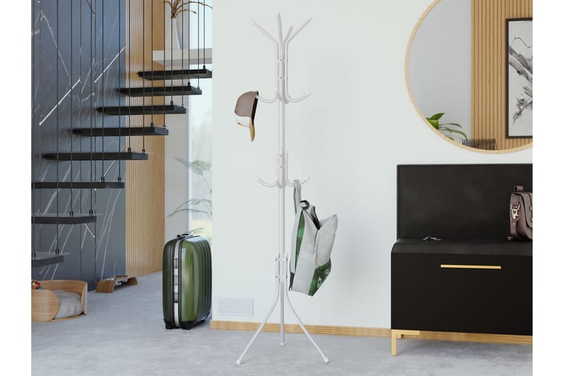Faircrest Klädhängare - Vit - Förvaring - Klädförvaring - Klädhängare