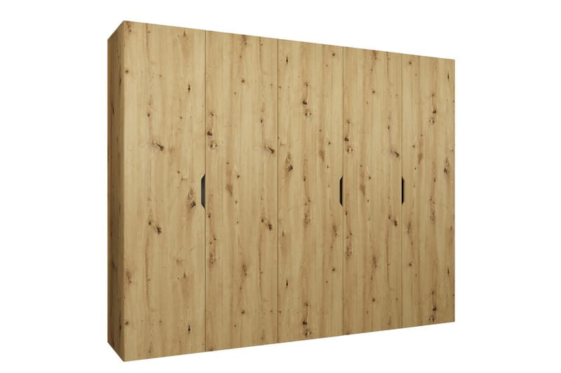 Abano Garderob 52x202 cm - Brun - Förvaring - Klädförvaring - Garderob & garderobssystem