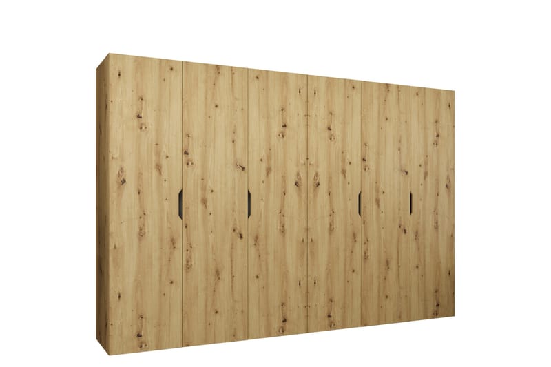 Abano Garderob 52x202 cm i Mörkt Trä, Brun