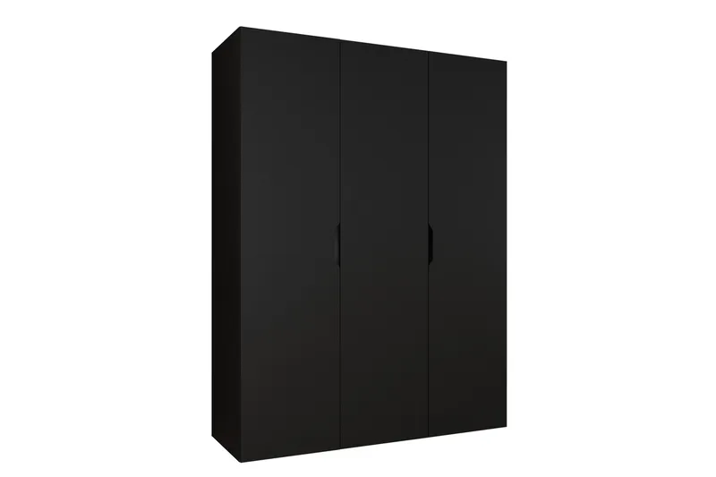 Abano Garderob 52x202 cm - Svart - Förvaring - Klädförvaring - Garderob & garderobssystem