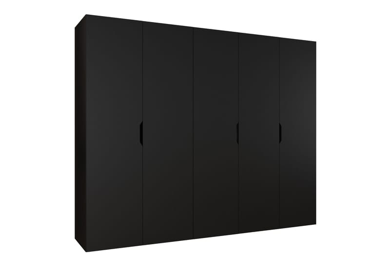 Abano Garderob 52x202 cm - Svart - Förvaring - Klädförvaring - Garderob & garderobssystem