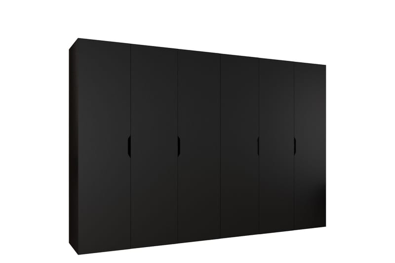 Abano Garderob 52x202 cm - Svart - Förvaring - Klädförvaring - Garderob & garderobssystem