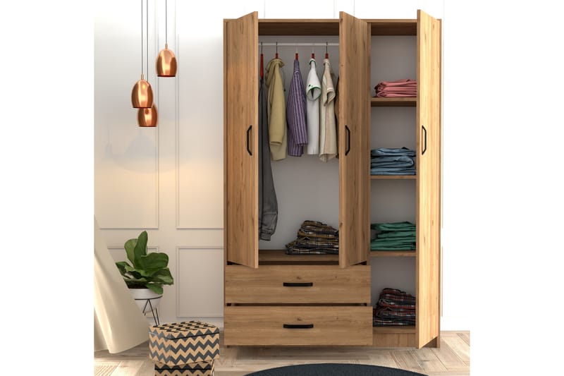 Abbekerk Garderob 48x120 - Natur - Garderob & garderobssystem - Klädskåp & fristående garderob