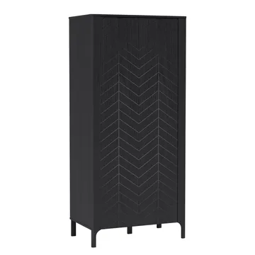 Aggarwal Garderob 90 cm i Målat Trä - Svart - Förvaring - Klädförvaring - Garderob & garderobssystem