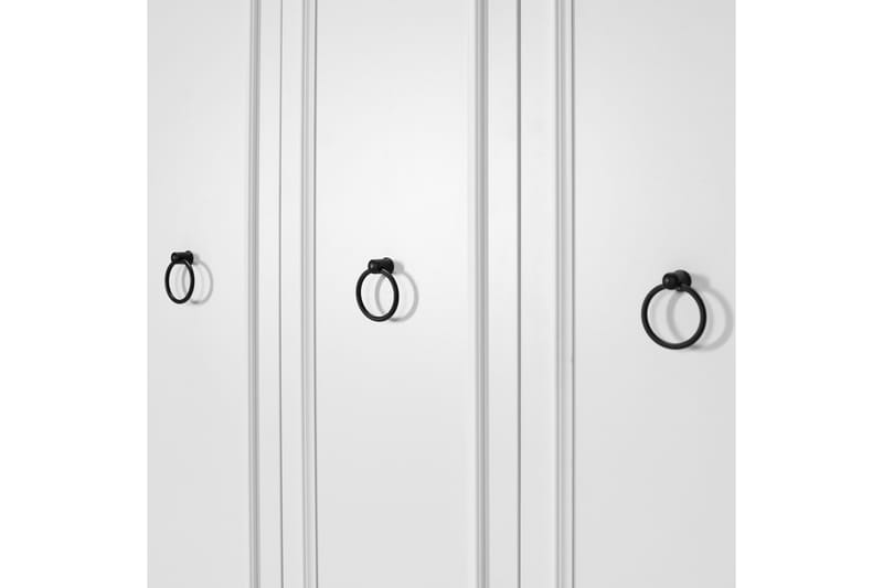 Ajra Garderob 103x185 cm Vit - Hanah Home - Förvaring - Klädförvaring - Garderob & garderobssystem
