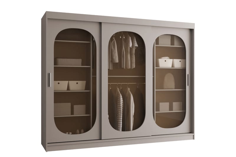 Allegra Garderob 250x200 cm - Beige - Förvaring - Klädförvaring - Garderob & garderobssystem