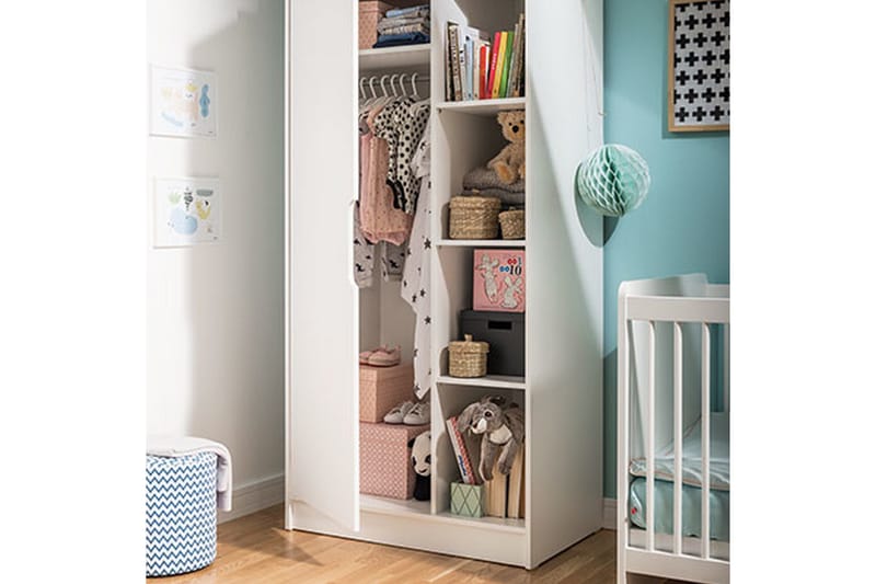 Altitude Garderob Grå/Trä/Natur - VOX - Förvaring - Klädförvaring - Garderob & garderobssystem - Klädskåp & fristående garderob