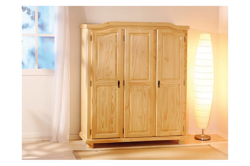 Amalia Garderob 150 cm - Furu - Förvaring - Klädförvaring - Garderob & garderobssystem