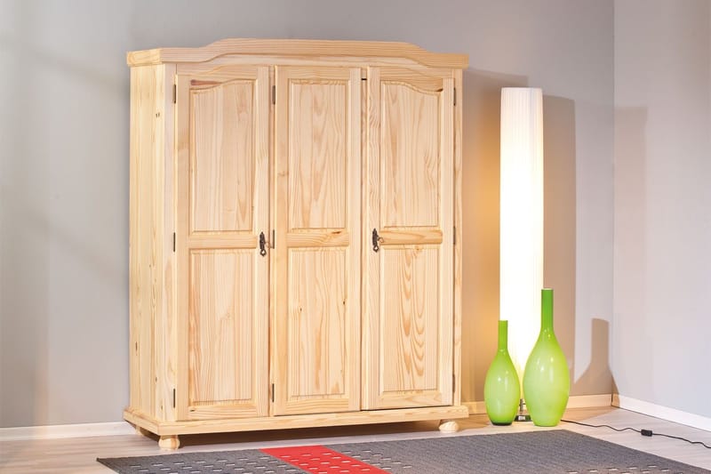 Amalia Garderob 150 cm - Furu - Förvaring - Klädförvaring - Garderob & garderobssystem