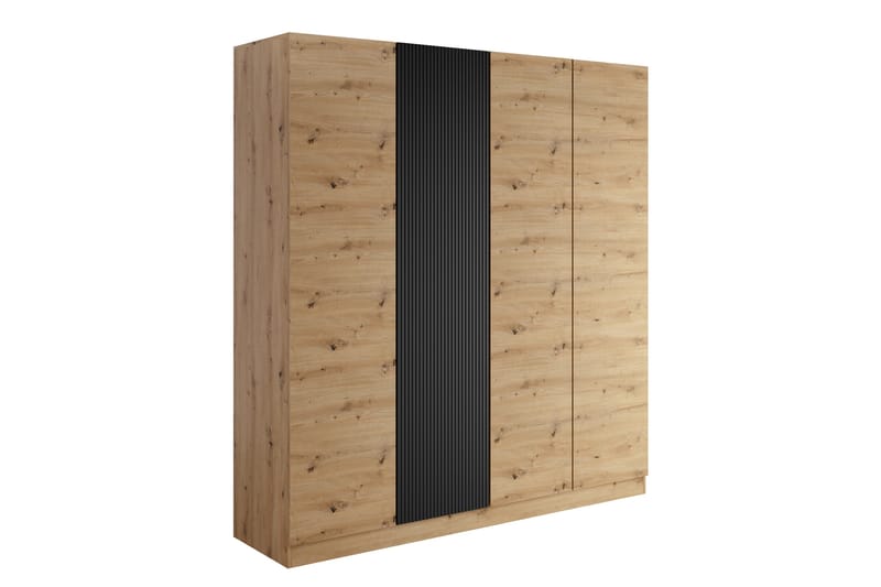 Amelus Garderob 205x220 cm - Brun - Förvaring - Klädförvaring - Garderob & garderobssystem
