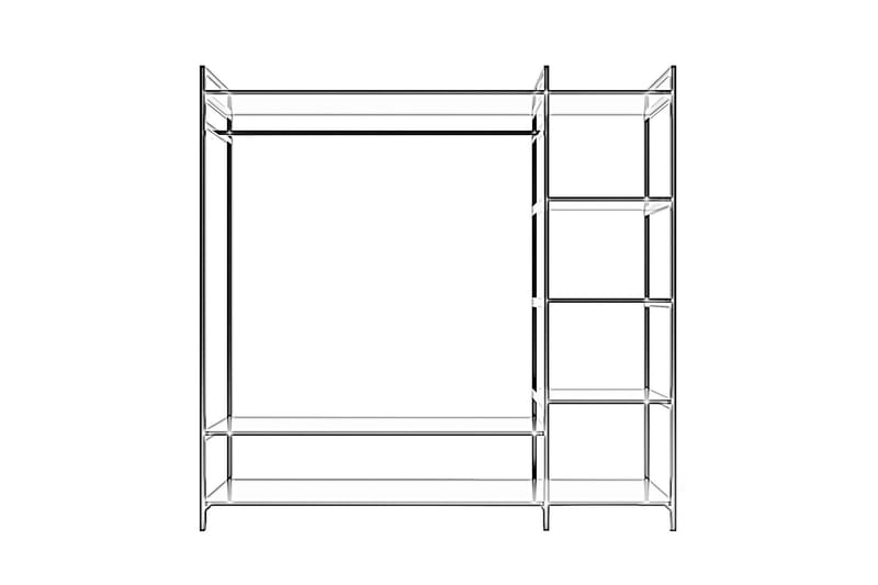 Amerbach Garderob 100x40 cm - Vit - Garderob & garderobssystem