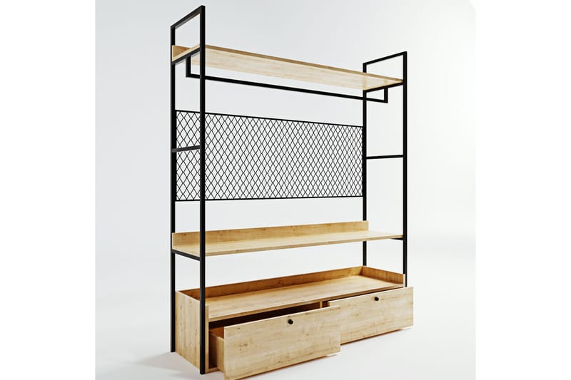 Amerbach Garderob 148x42 cm - Natur - Förvaring - Klädförvaring - Garderob & garderobssystem