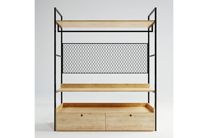 Amerbach Garderob 148x42 cm - Natur - Förvaring - Klädförvaring - Garderob & garderobssystem