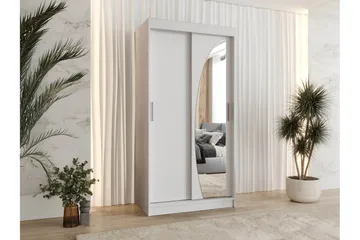 Amira Garderob m. Spegel 100x200 cm - Förvaring - Klädförvaring - Garderob & garderobssystem
