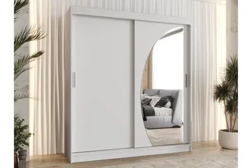 Amira Garderob m. Spegel 180x200 cm - Förvaring - Klädförvaring - Garderob & garderobssystem