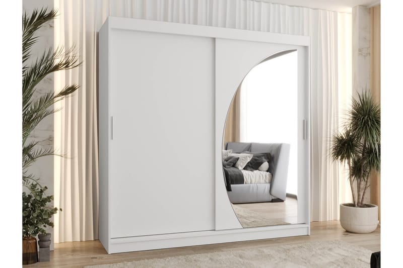 Amira Garderob m. Spegel 200x200 cm - Förvaring - Klädförvaring - Garderob & garderobssystem
