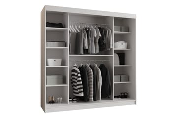 Amira Garderob m. Spegel 200x200 cm - Förvaring - Klädförvaring - Garderob & garderobssystem