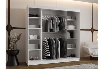 Amira Garderob m. Spegel 200x200 cm - Förvaring - Klädförvaring - Garderob & garderobssystem