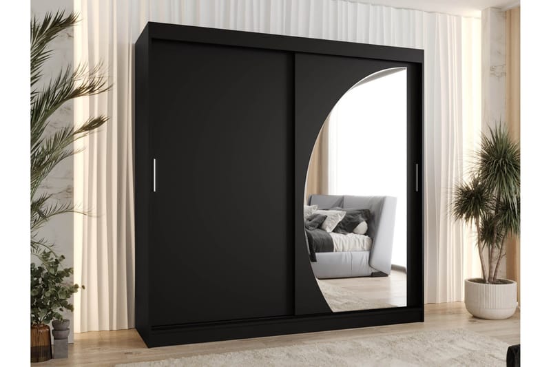 Amira Garderob m. Spegel 200x200 cm - Förvaring - Klädförvaring - Garderob & garderobssystem