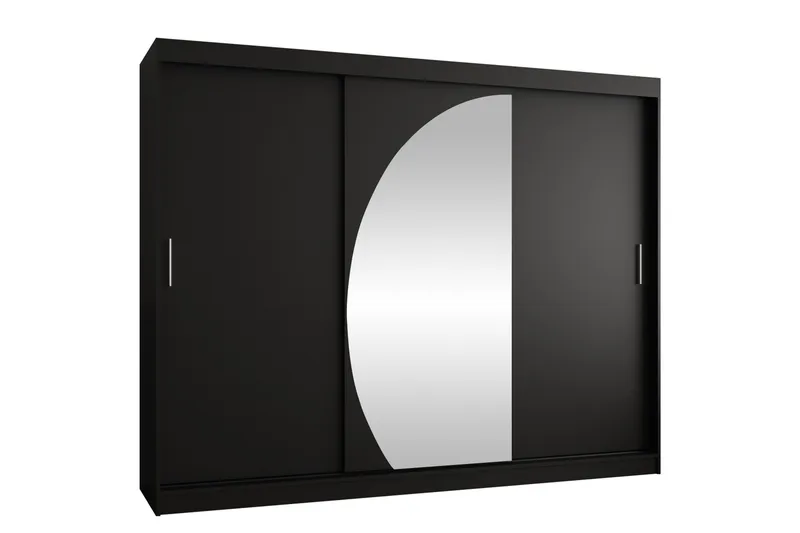 Amira Garderob m. Spegel 250x200 cm - Brun - Förvaring - Klädförvaring - Garderob & garderobssystem