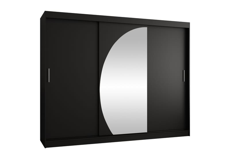 Amira Garderob m. Spegel 250x200 cm - Vit - Förvaring - Klädförvaring - Garderob & garderobssystem