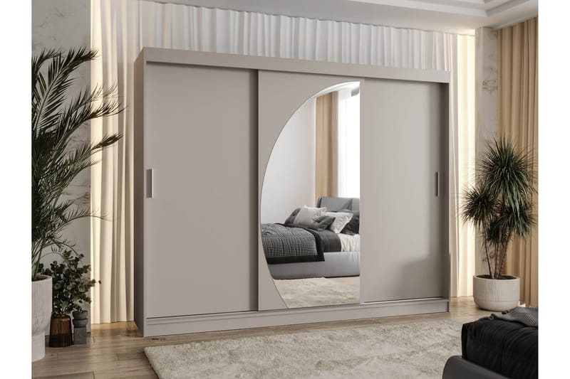 Amira Garderob m. Spegel 250x200 cm - Förvaring - Klädförvaring - Garderob & garderobssystem