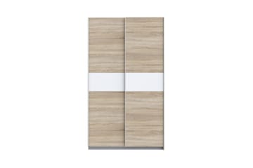 Amyracle Garderob 62x121 cm - Vit/Brun/Grå - Förvaring - Klädförvaring - Garderob & garderobssystem