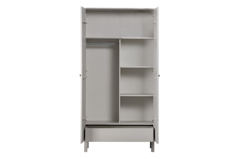 Antonie Garderob 53x100 cm - Grå - Förvaring - Klädförvaring - Garderob & garderobssystem