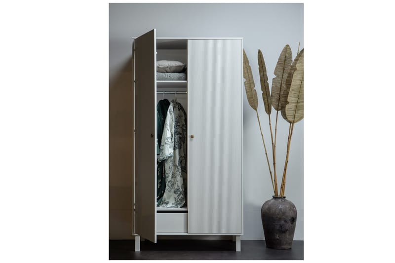 Antonie Garderob 53x100 cm - Grå - Förvaring - Klädförvaring - Garderob & garderobssystem