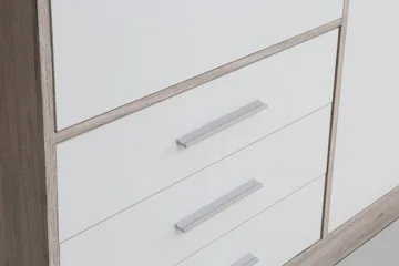 Ashgate Garderob 207 cm - Brun/Vit - Förvaring - Klädförvaring - Garderob & garderobssystem