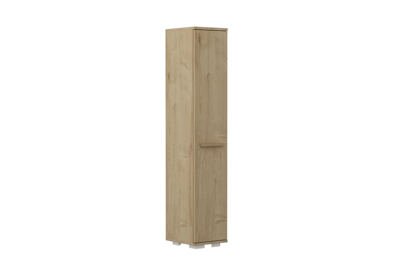 Asimo Garderobdsskåp 29,6x156,6 cm Brun - Hanah Home - Klädskåp & fristående garderob