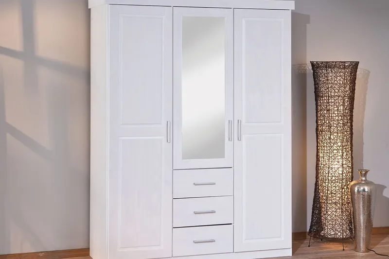 Bailey 4 Garderob - Vit - Förvaring - Klädförvaring - Garderob & garderobssystem