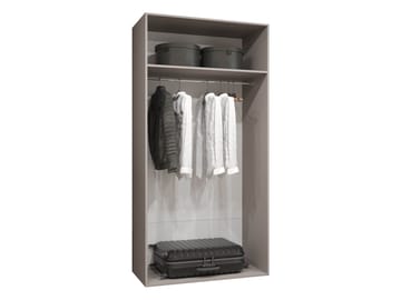 Barile Garderob 100 cm - Svart/guld - Förvaring - Klädförvaring - Garderob & garderobssystem - Klädskåp & fristående garderob