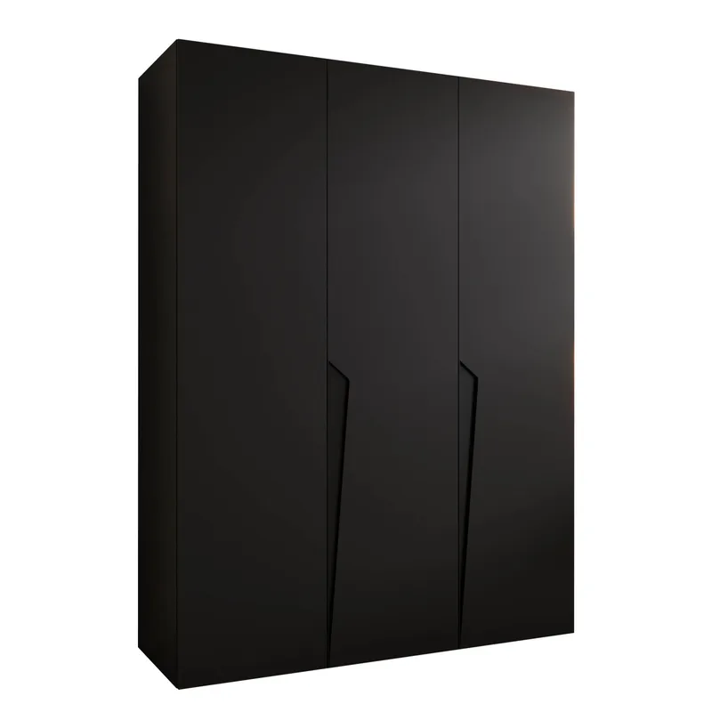 Barile Garderob 150 cm - Svart, matt - Förvaring - Klädförvaring - Garderob & garderobssystem - Klädskåp & fristående garderob
