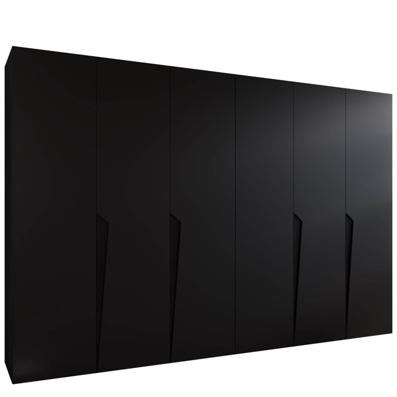 Barile Garderob 300 cm, svart