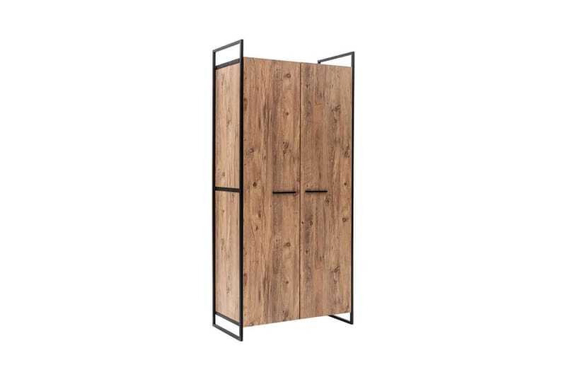 Batler Garderob 52x104 3 Dörrar - Natur - Förvaring - Klädförvaring - Garderob & garderobssystem