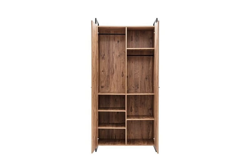 Batler Garderob 52x104 3 Dörrar - Natur - Förvaring - Klädförvaring - Garderob & garderobssystem