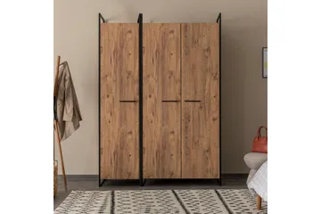 Batler Garderob 52x104 3 Dörrar - Natur - Förvaring - Klädförvaring - Garderob & garderobssystem