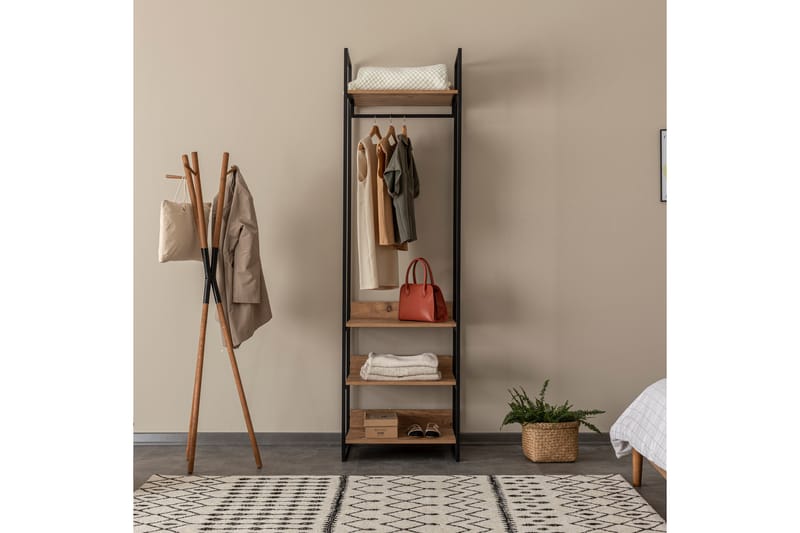 Batler Garderob 52x64 11 Hyllor 1 Dörr - Natur - Förvaring - Klädf�örvaring - Garderob & garderobssystem