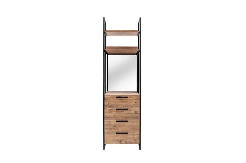 Batler Garderob 52x64 4 Skåp 13 Hyllor - Natur - Förvaring - Klädförvaring - Garderob & garderobssystem