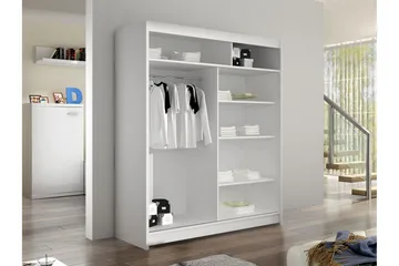 Bay Garderob 150x200 cm - Brun - Förvaring - Klädförvaring - Garderob & garderobssystem