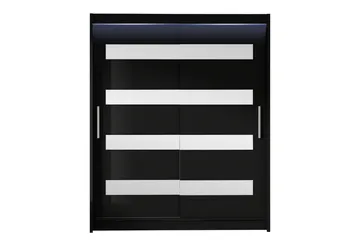 Bay Garderob m. Spegel 150x200 cm