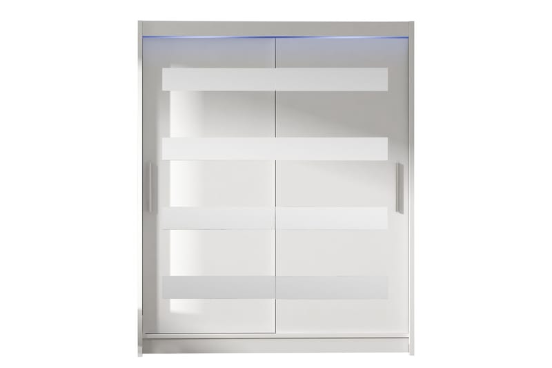 Bay Garderob m. Spegel 150x200 cm - Vit - Förvaring - Klädförvaring - Garderob & garderobssystem