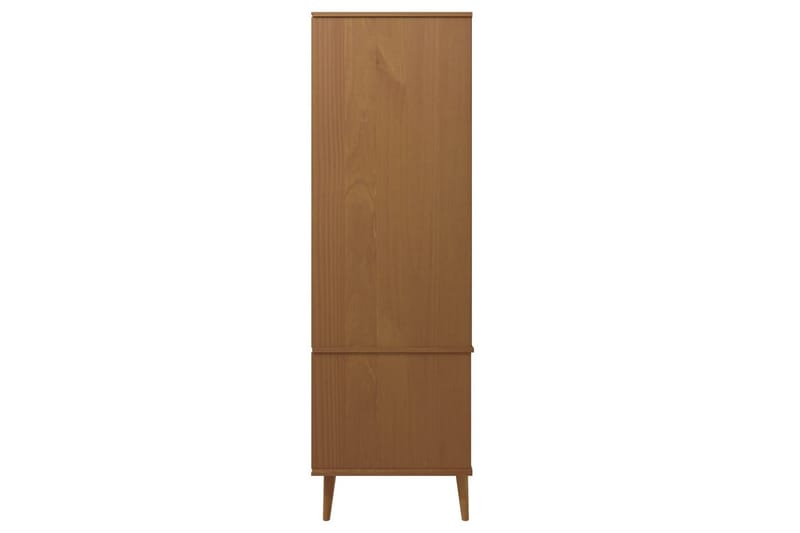 beBasic Garderob brun 90x55x175 cm massiv furu - Brown - Förvaring - Klädförvaring - Garderob & garderobssystem