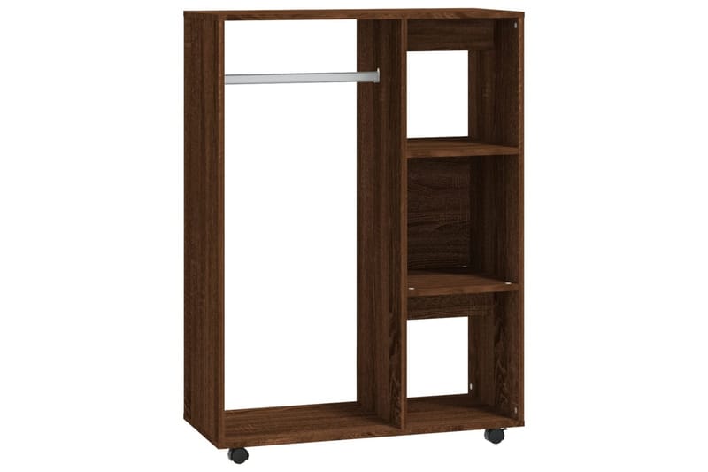 beBasic Garderob brun ek 80x40x110 cm konstruerat trä - Brown - Förvaring - Klädförvaring - Garderob & garderobssystem