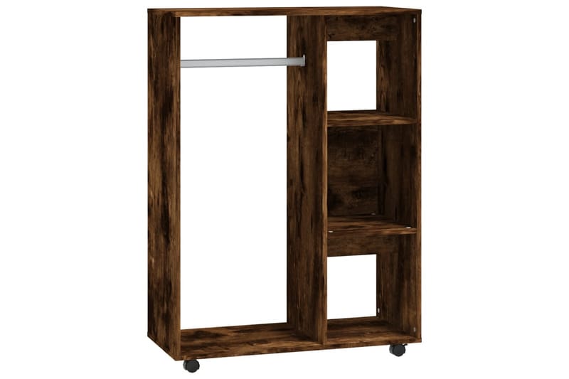 beBasic Garderob rökfärgad ek 80x40x110 cm konstruerat trä - Brown - Förvaring - Klädförvaring - Garderob & garderobssystem