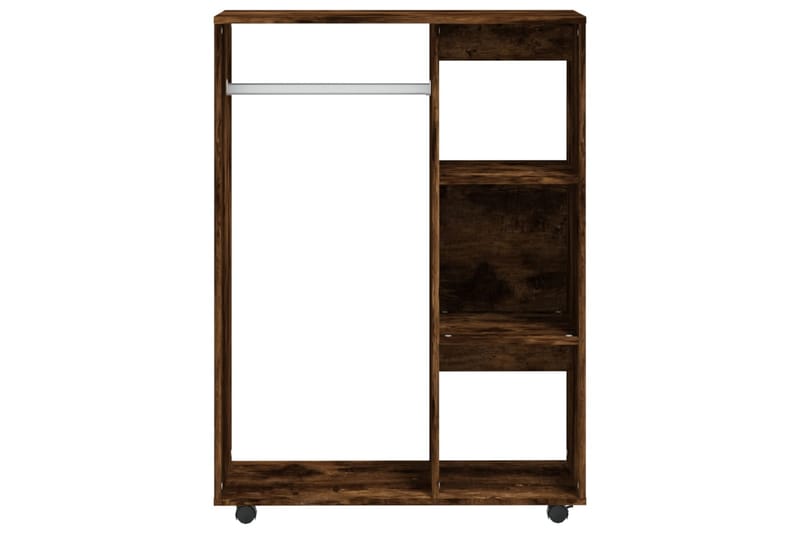 beBasic Garderob rökfärgad ek 80x40x110 cm konstruerat trä - Brown - Förvaring - Klädförvaring - Garderob & garderobssystem